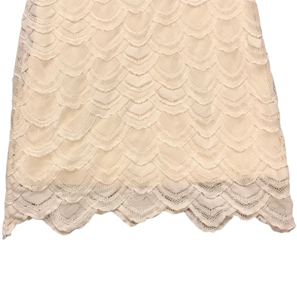 NWT NIGHTCAP lace bodycon dress CREAM Color - Picture 4 of 9